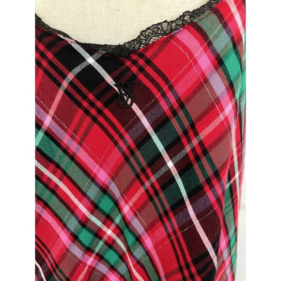 Victoria’s Secret Red Plaid Sleep Dress Holiday Size XL EUC - Picture 5 of 8